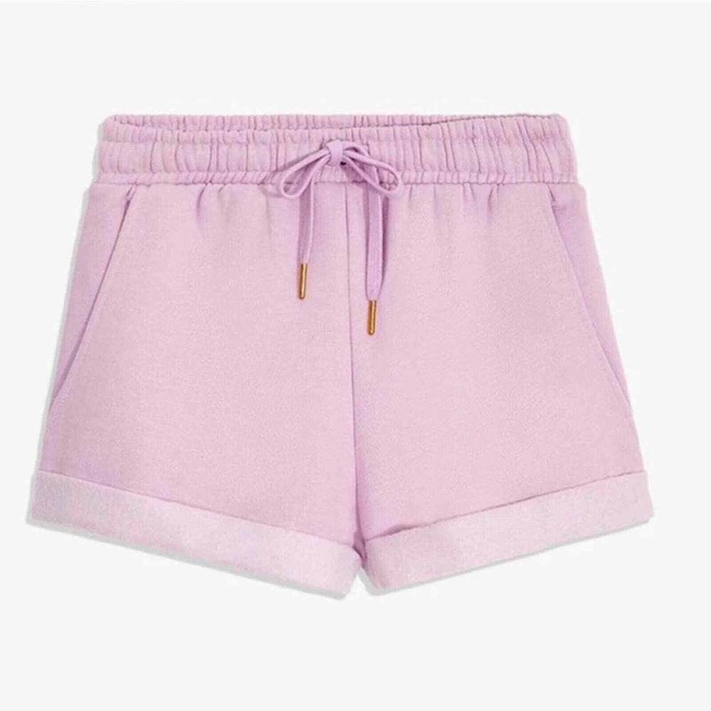 Weworewhat Pull On Sweat Short Size Small Lilac Athleisure Retail $68